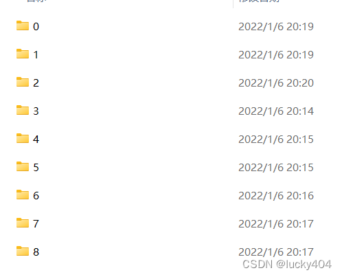 数据集组织形式