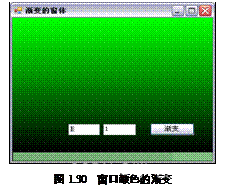 实例030 窗口颜色的渐变