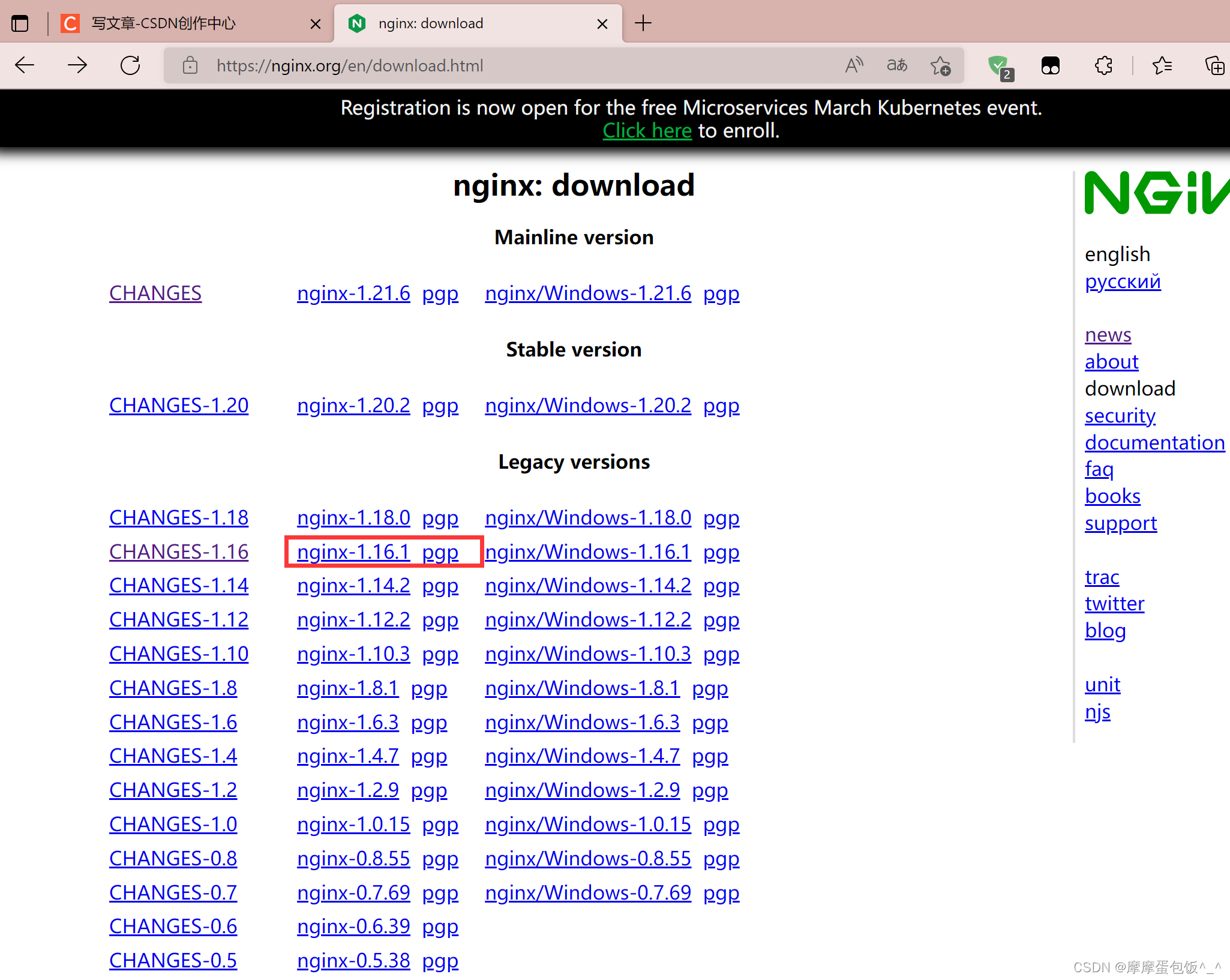 编译安装nginx 摩摩蛋包饭 的博客 Csdn博客