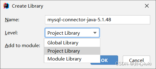 Java Idea中如何导入mysql驱动jar包