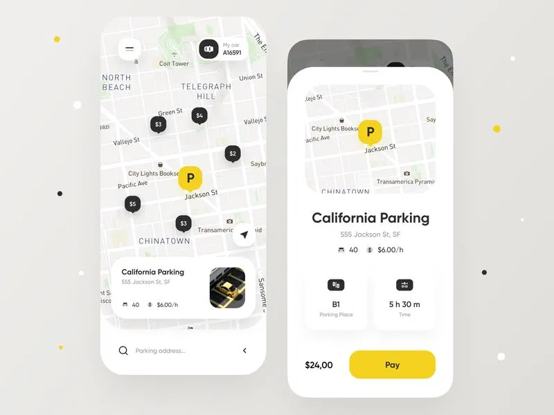 Parking Space Finder Concept by Dmitry Lauretsky