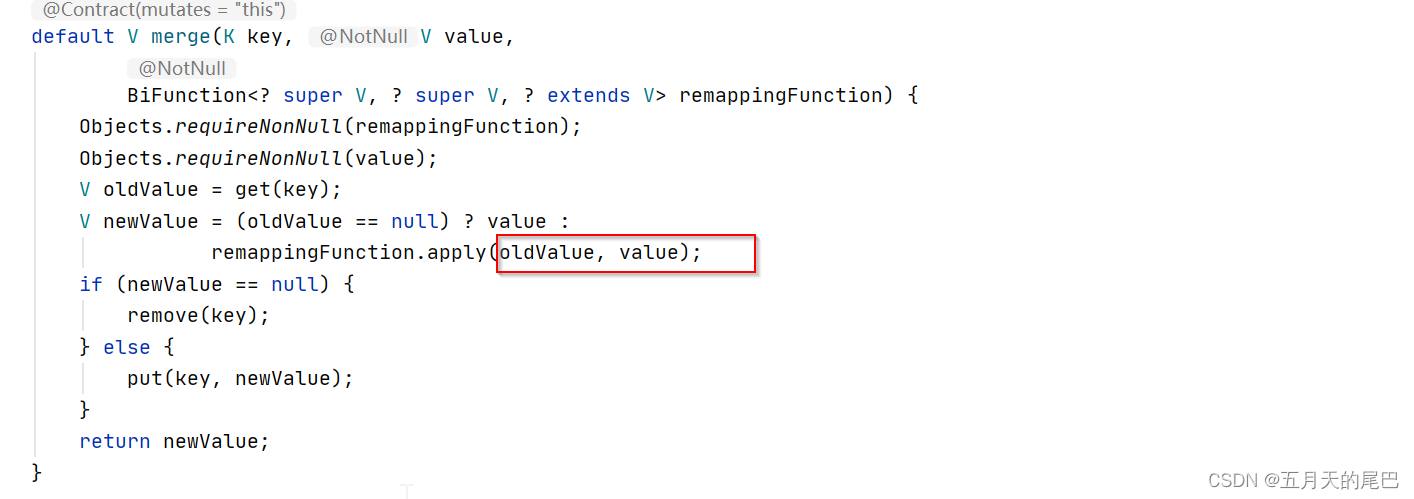 Collectors.toMap mergeFunction参数，(o1,o2)-＞o1的含义