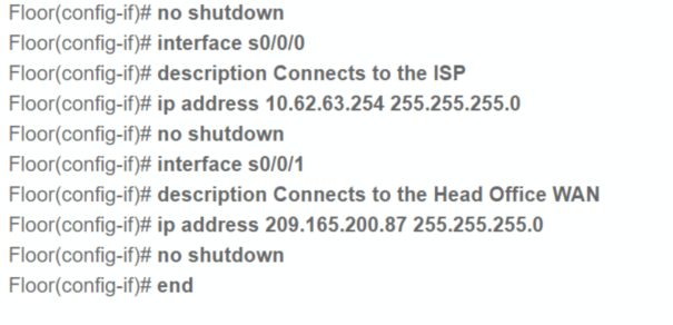 Cisco 第五章 网络间通信 测试考试答案