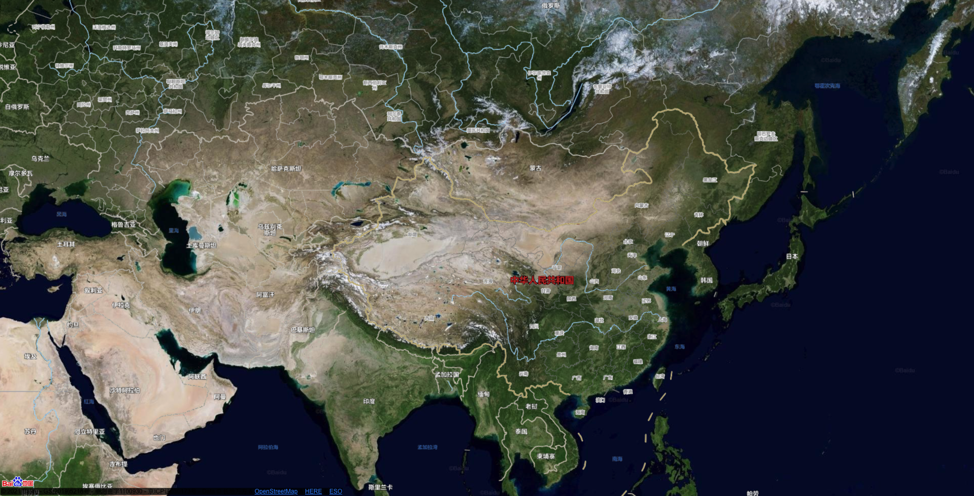 百度webgisapi加载卫星影像图