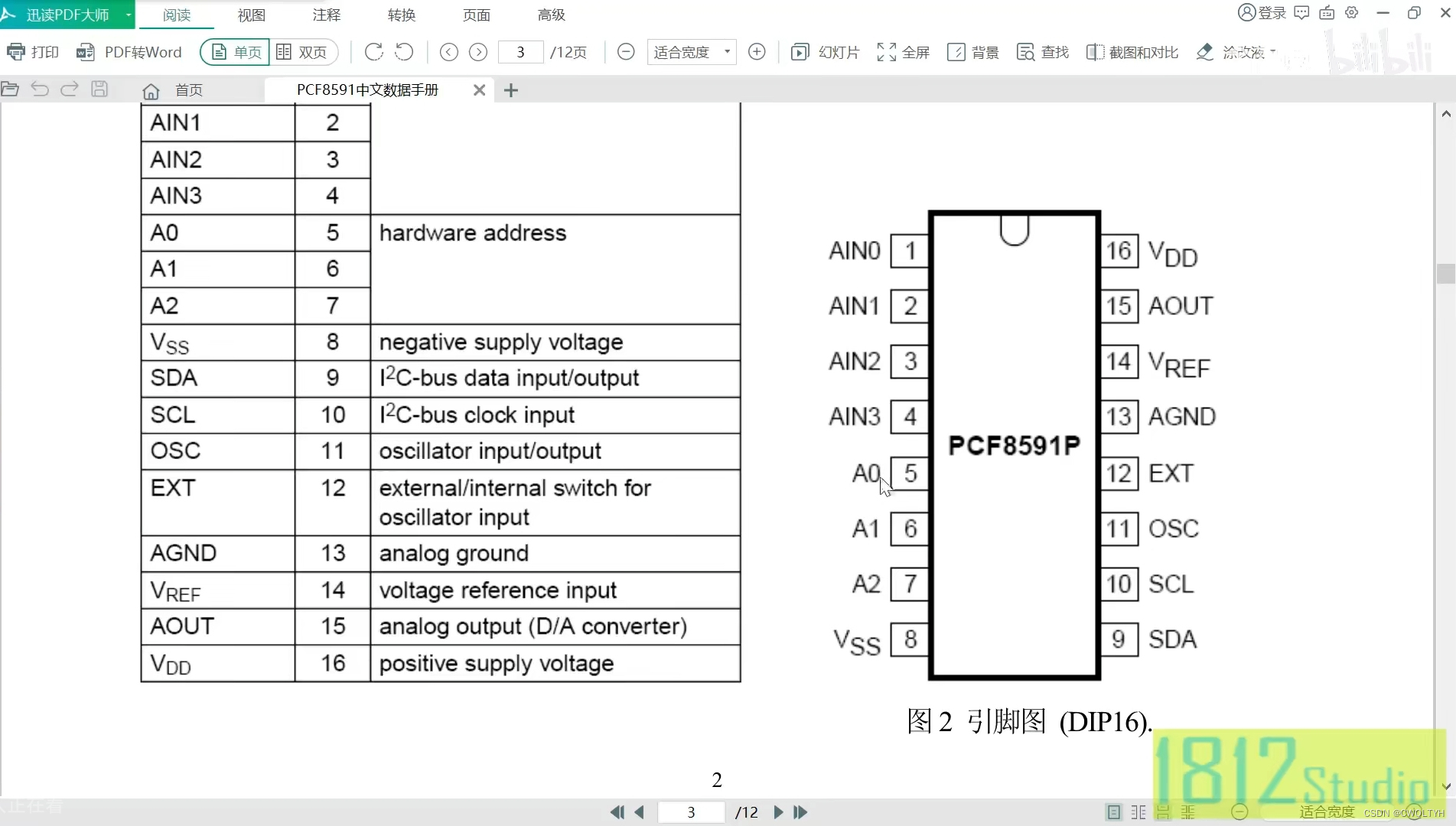 stc12c5a08s2引脚图图片