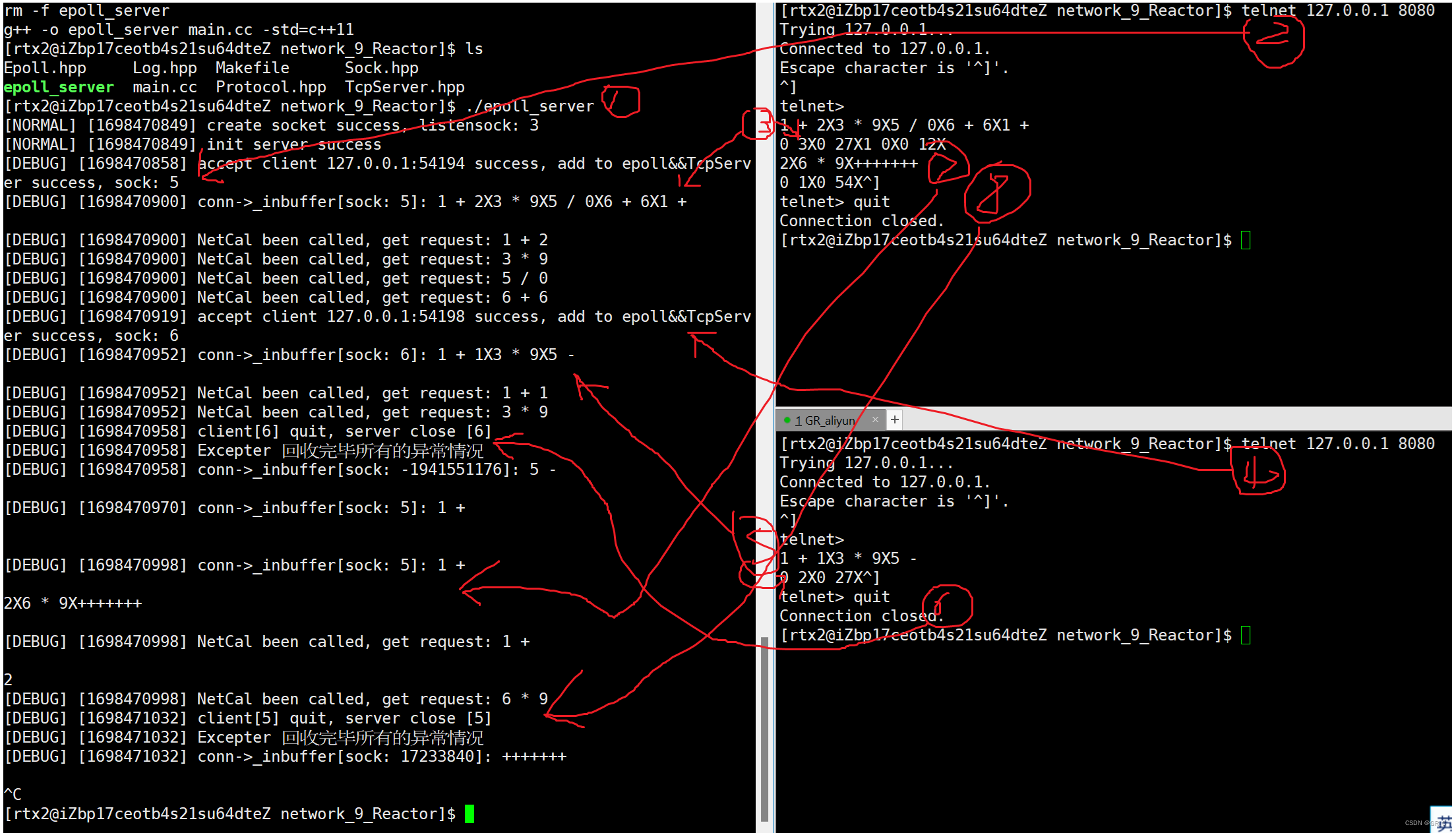 网络和Linux网络_15(IO多路转接)reactor编程_服务器+相关笔试题