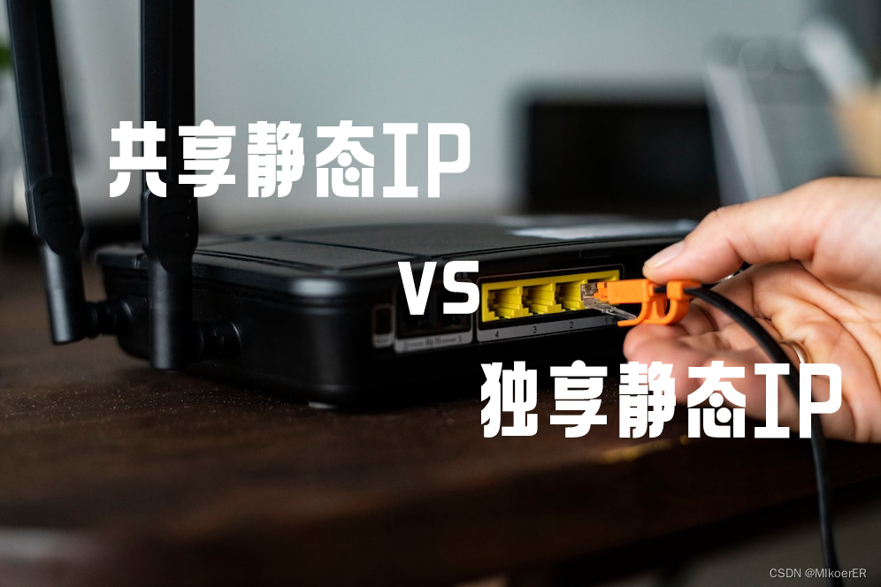 共享静态IPVS独享静态IP差异对比