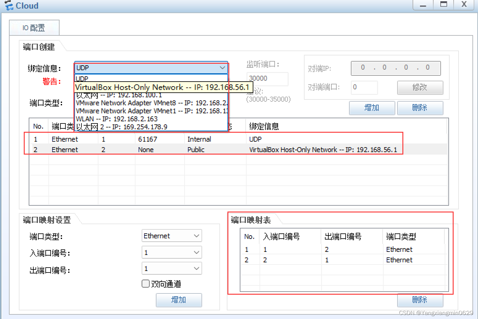 eNSP Cloud配置