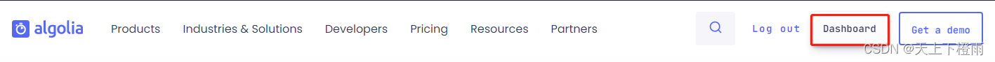 [外链图片转存失败,源站可能有防盗链机制,建议将图片保存下来直接上传(img-DeuqL3eK-1659097927980)(./images/algolia_docsearch/dashboard.png)]