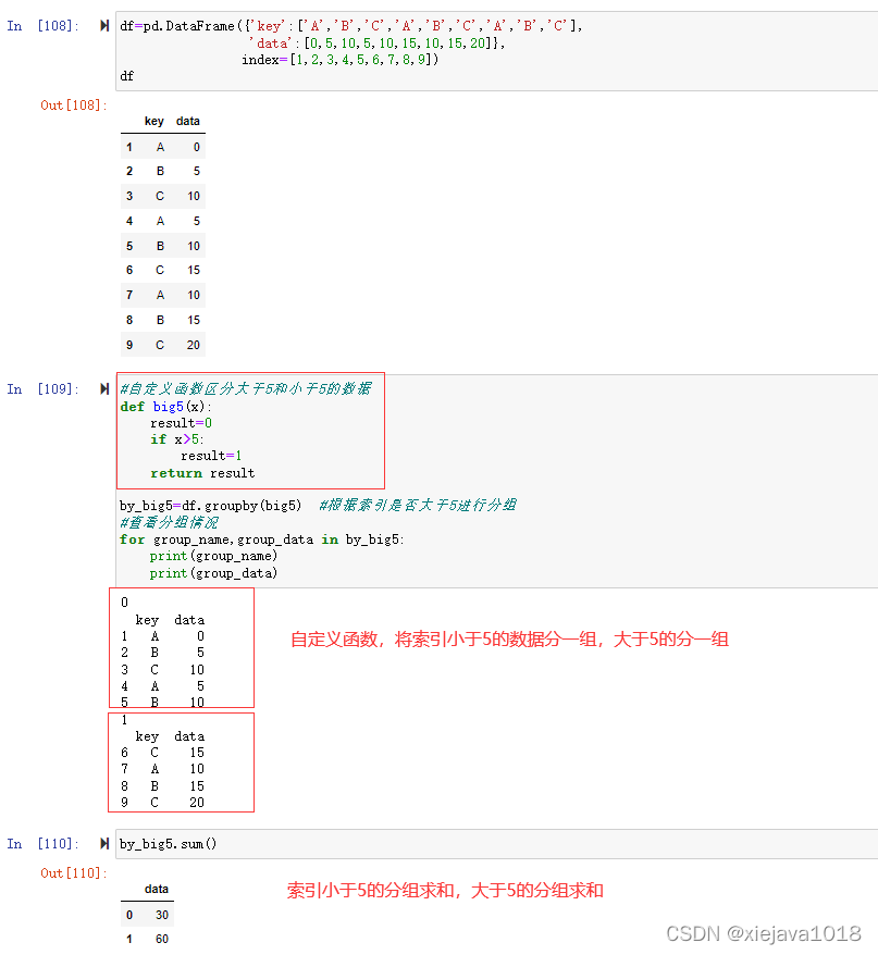 自定义函数分组