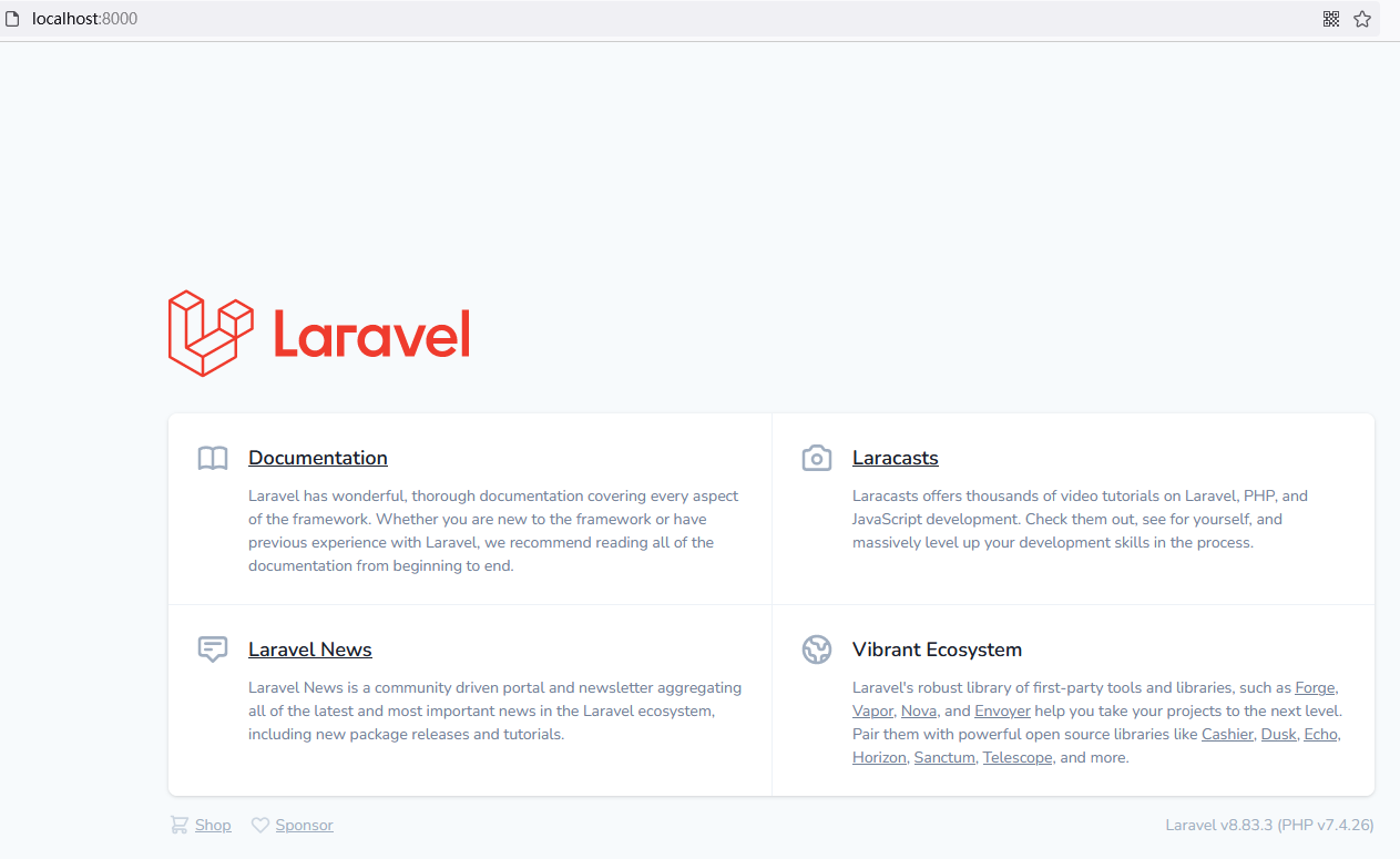 Laravel 安装