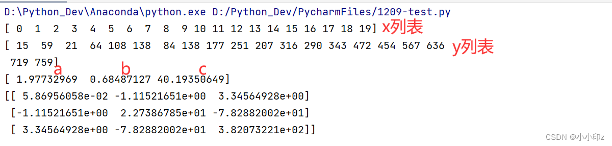 Python做曲线拟合（一元多项式拟合及任意函数拟合）