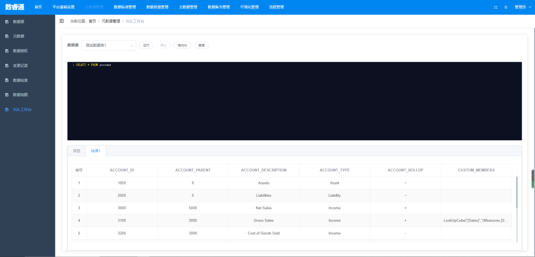 《基于 SpringCloud 和 Vue 的企业一站式数据治理中台源码及资料》