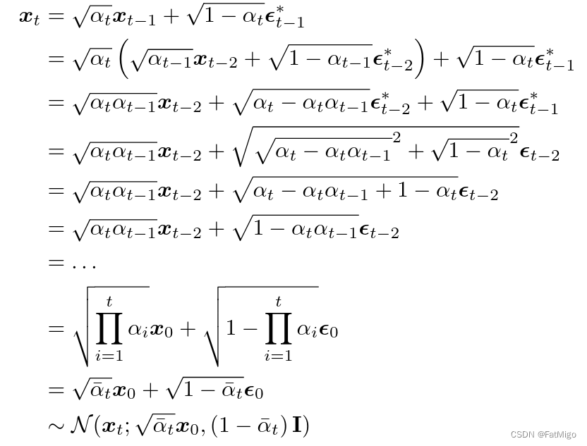 [读书笔记] 从问题和公式角度理解 Diffusion Model