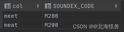 SQL 常见函数整理 _ SOUNDEX() 和 DIFFERENCE()