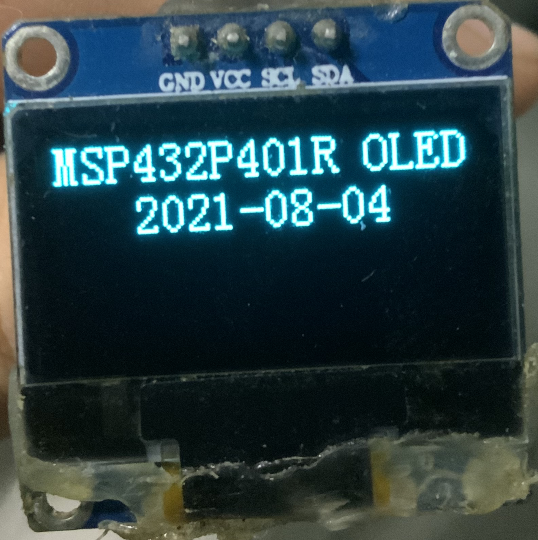 MSP432P401R TI Drivers 库函数学习笔记（七）I2C驱动OLED屏幕