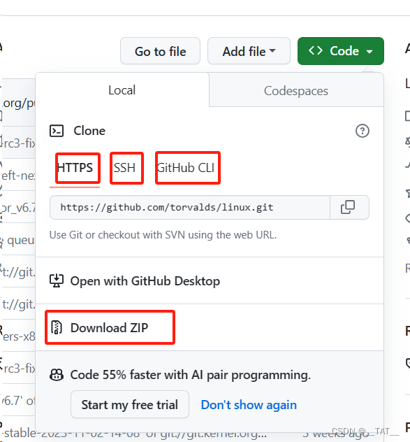 git常用命令(git github ssh)