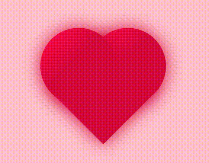 爱心跳动html实现效果代码