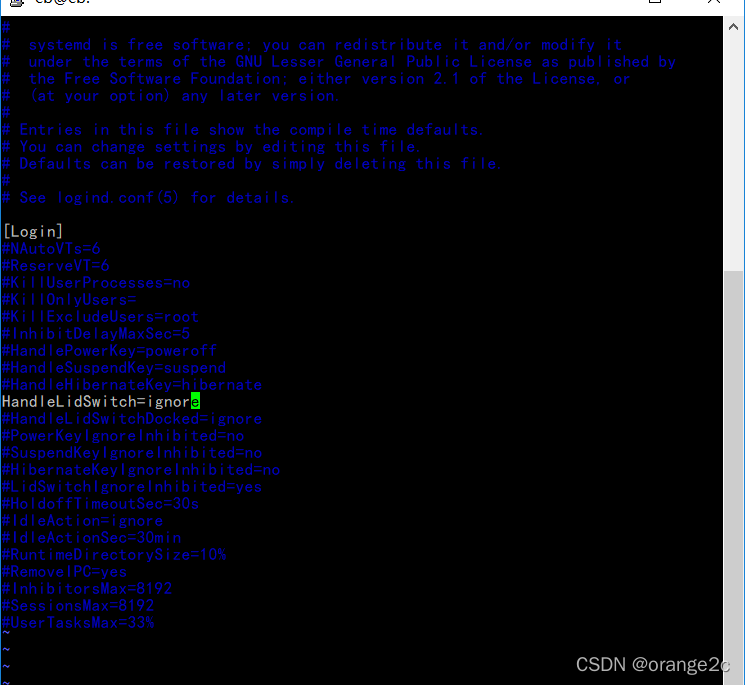 Ubuntu 笔记本设置合盖不进入休眠