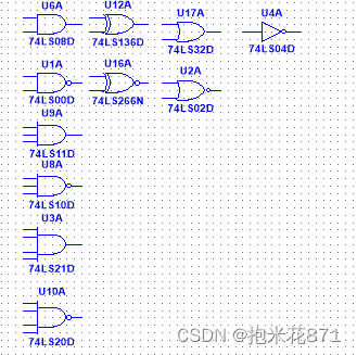 Multisim中常用的74系列元器件及真值表_multisim元件对照表图片-CSDN博客