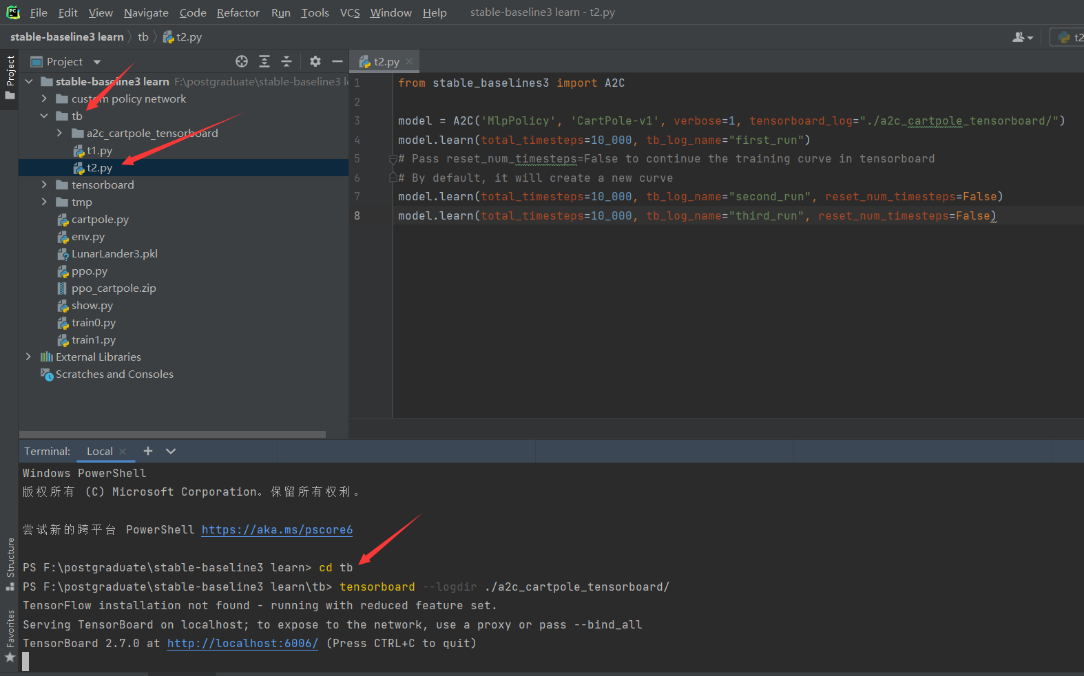 stable-baselines3学习之Tensorboard_stable baselines3 模型导出-CSDN博客
