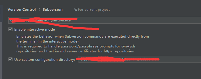 idea 使用svn出现path to certificate