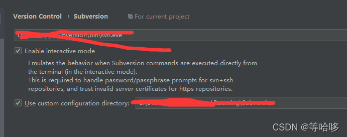 idea 使用svn出现path to certificate