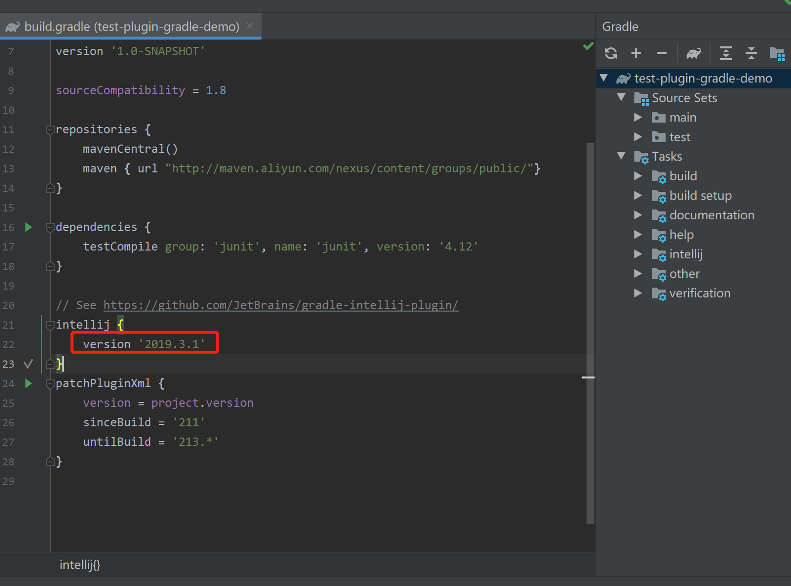 IDEA插件开发踩坑记录第一坑创建gradle工程编译失败_failed to apply plugin