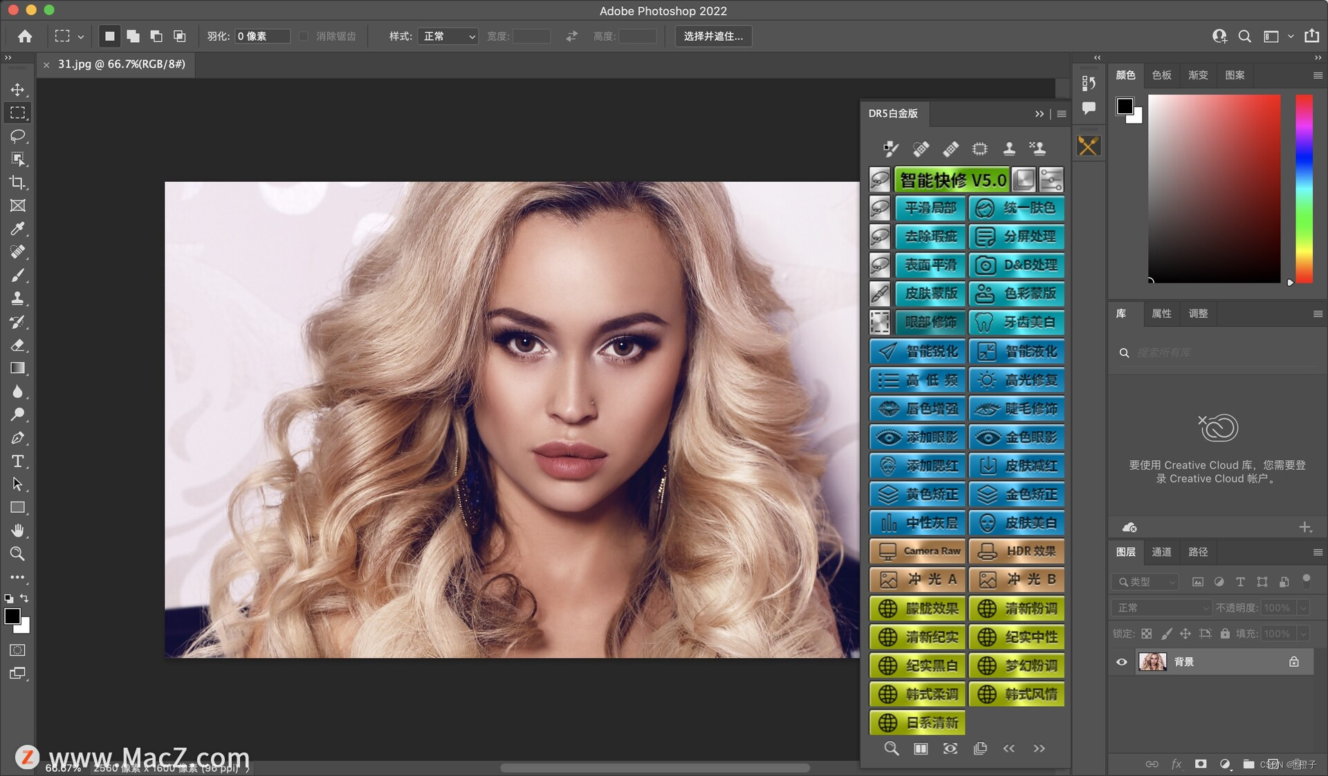 Delicious Retouch5 for mac(PS磨皮插件DR5白金版)