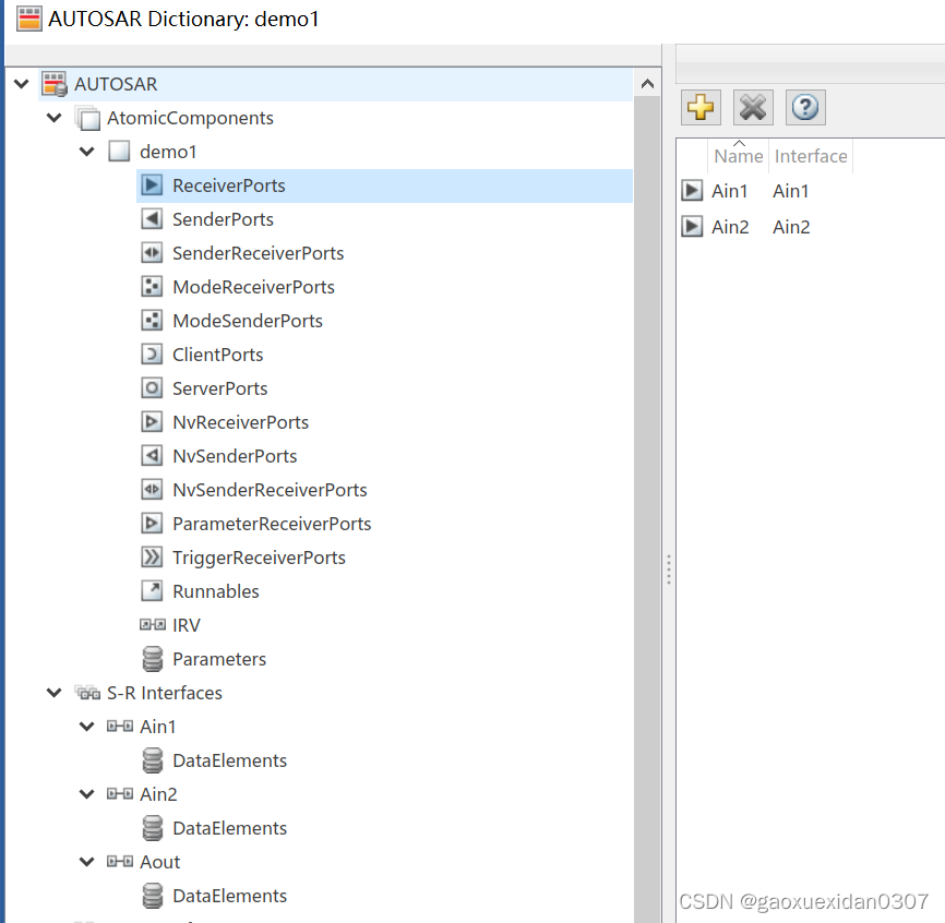 autosar与matlab模型开发之 配置sr接口