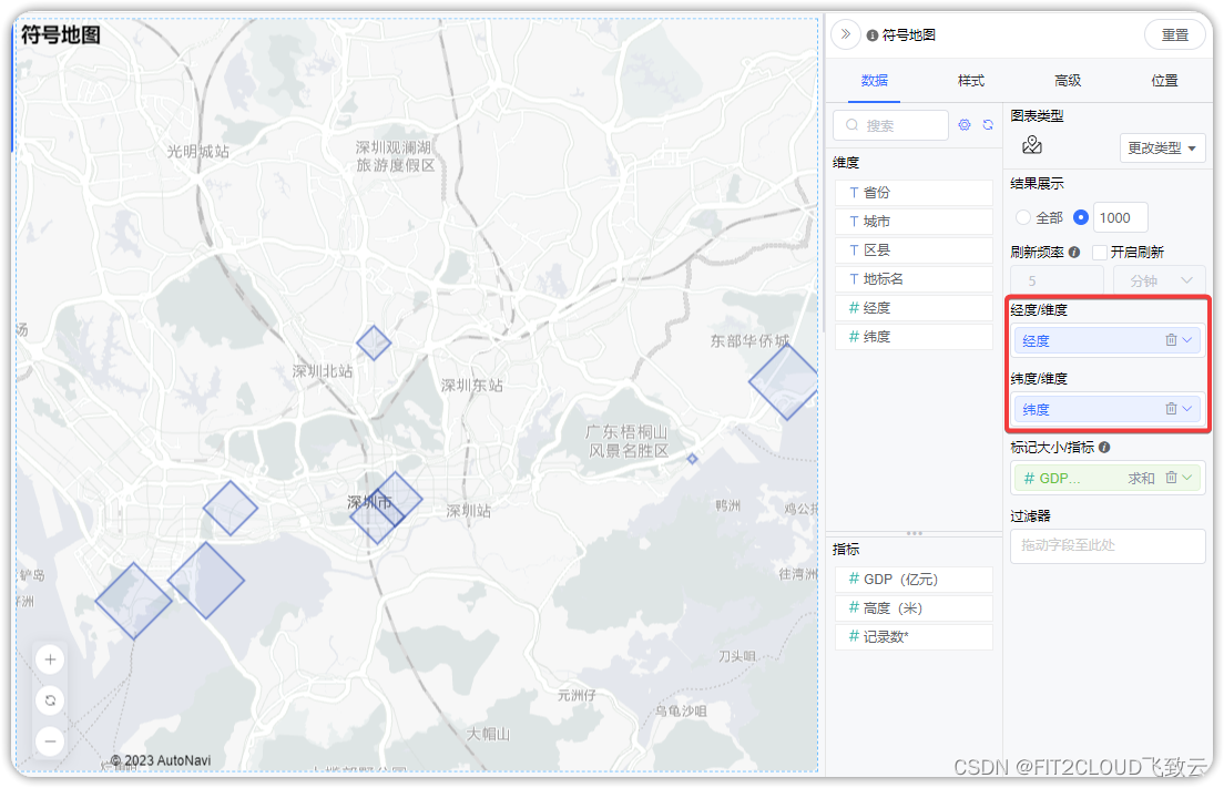 模板学堂｜DataEase地图视图功能详解