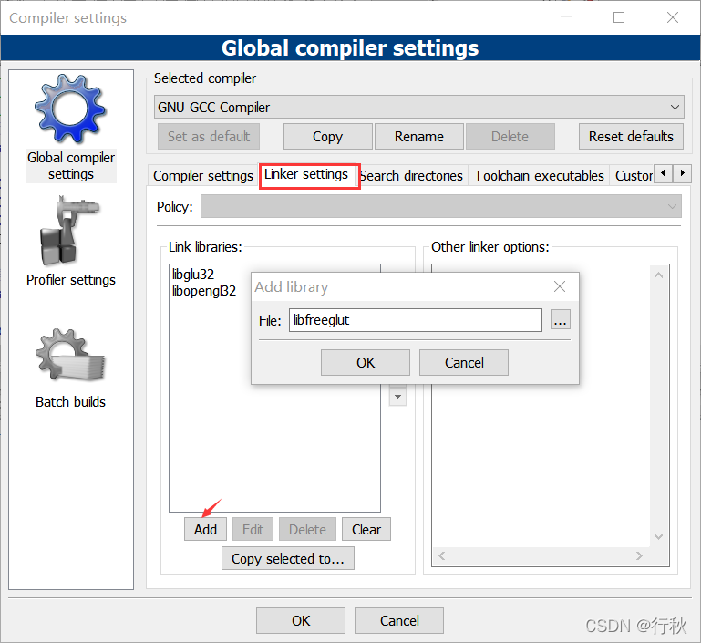 codeblocks配置OpenGL环境_codeblocks opengl-CSDN博客