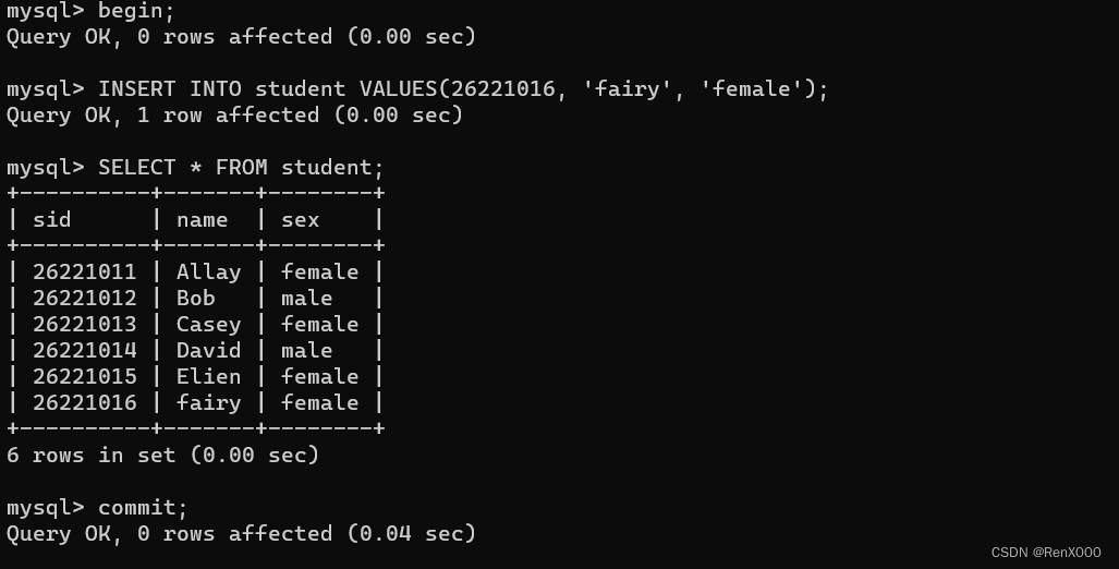 MySQL笔记（三） 联结、组合查询、全文本搜索、视图、索引、触发器、事务