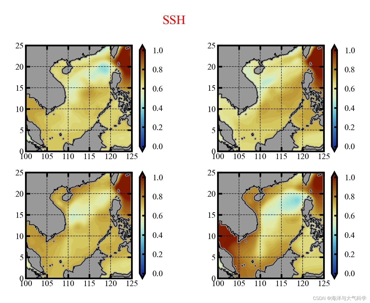 【python海洋专题十八】读取Soda数据,画subplot的海表面高度四季变化图_soda海洋数据集-CSDN博客