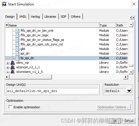 Modelsim与Vivado联合仿真报错误:“Failed to open data file “....dat“ in read mode ...