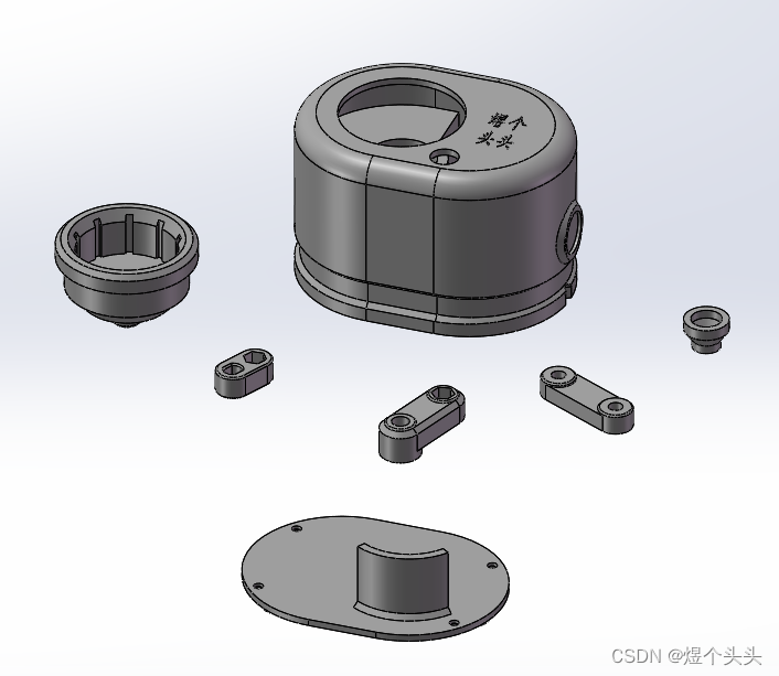 【SOLIDWORKS学习笔记】制作小风扇摇头底座（下）--- 细节优化