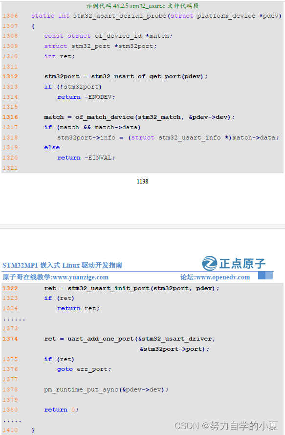 stm32_usart.c文件代码段