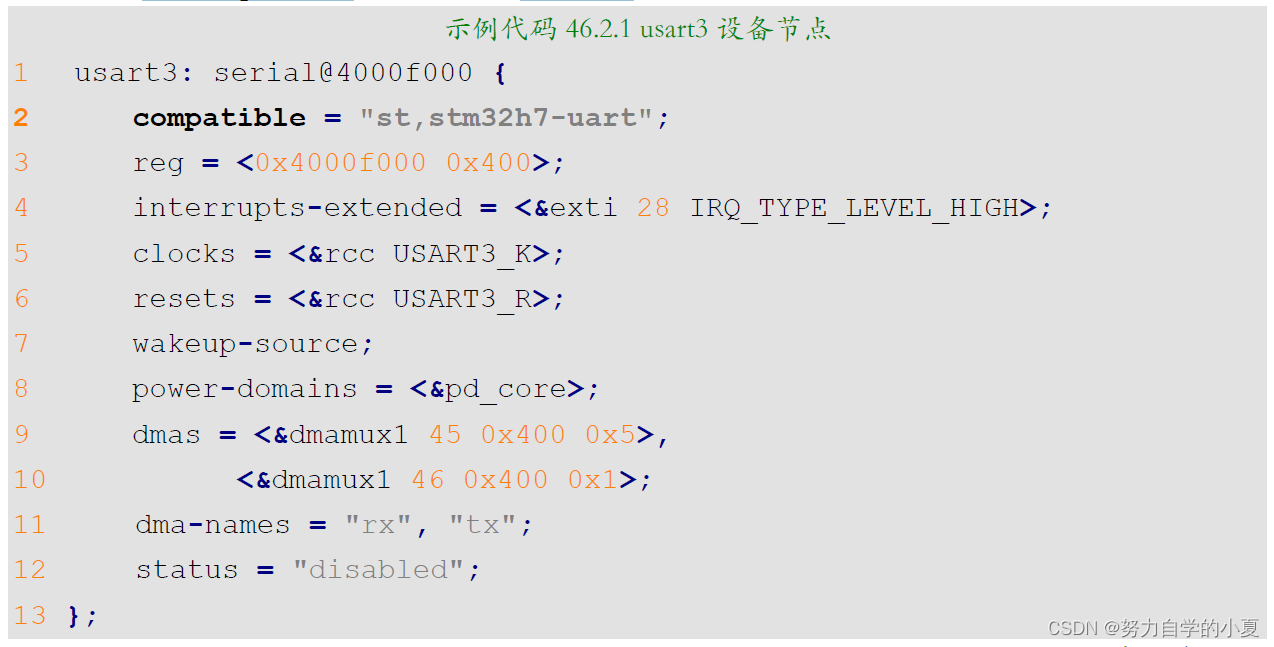 usart3设备节点