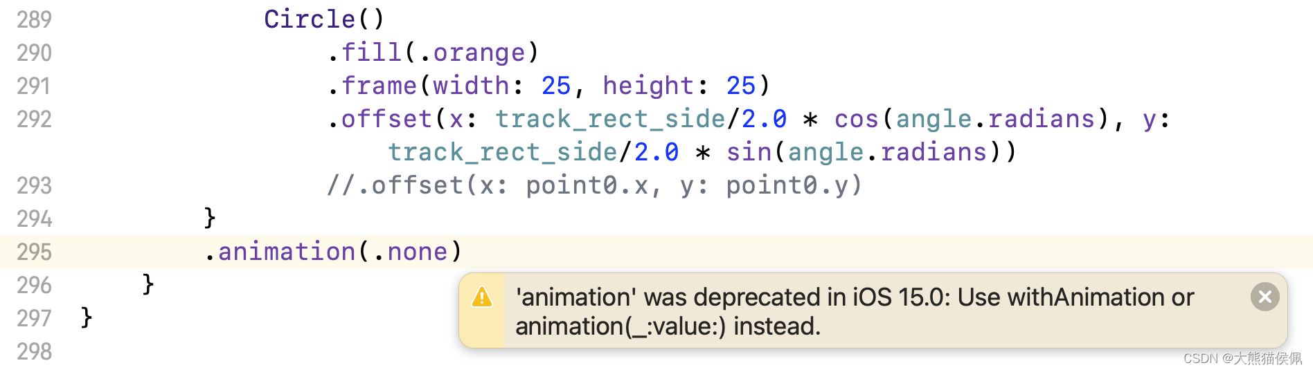 iOS 17 测试版中 SwiftUI 视图首次显示时状态的改变导致动画“副作用”的解决方法