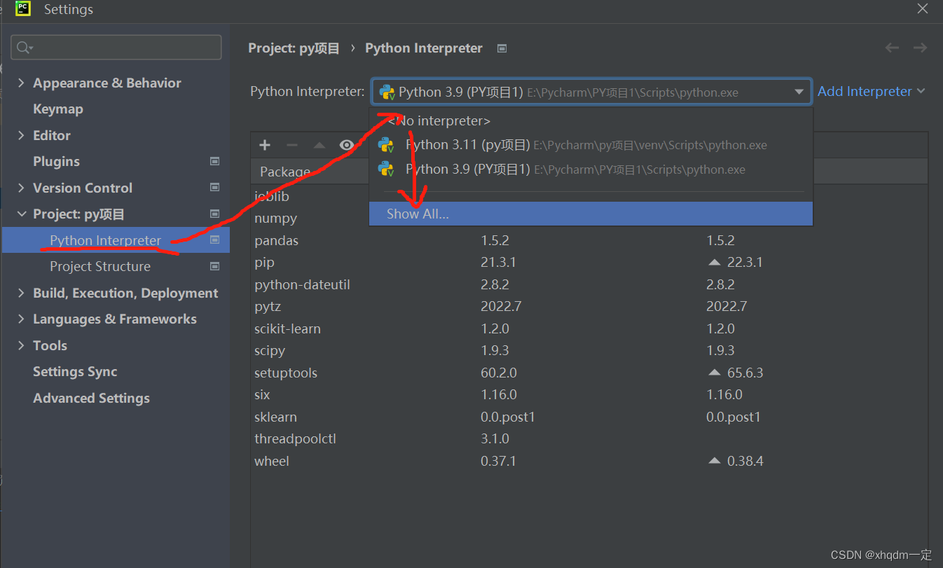 最新版本pycharm(2022.3)安装sklearn