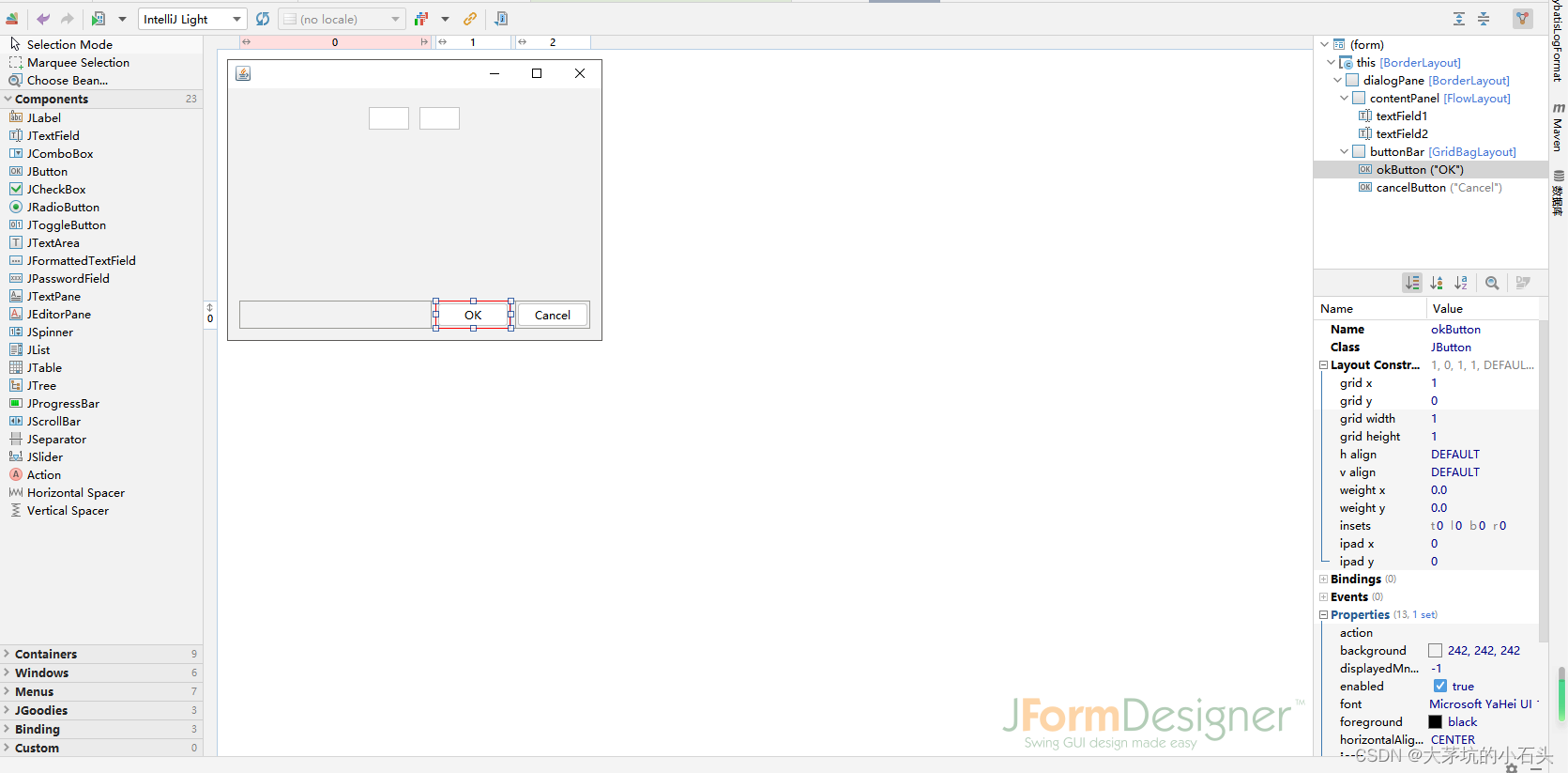 IDEA可视化JavaGUI插件JFormDesigner,等价于eclipse的windowbuilder_intellij idea的 ...