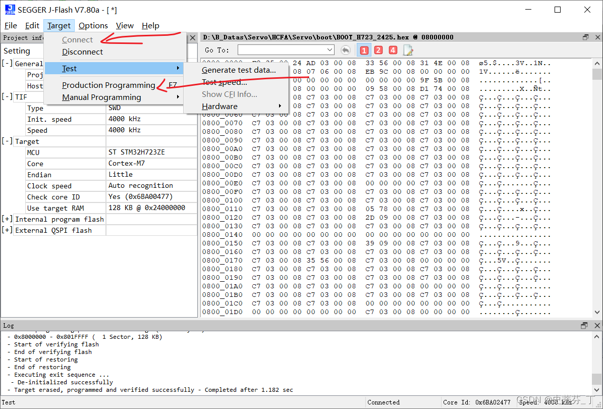 JFlash下载程序CSDN博客