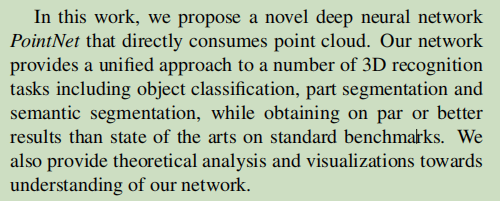 PointNet: Deep Learning on Point Sets for 3D Classification and Segmentation