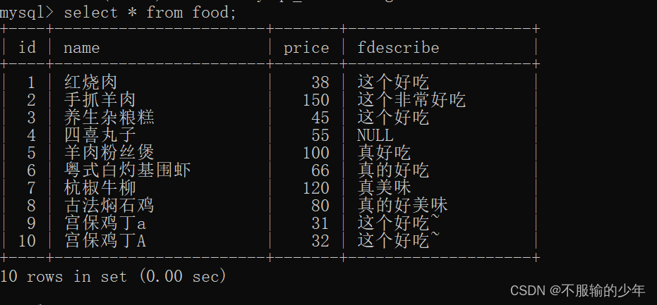 【mysql学习】7.通配符匹配(模糊查询)