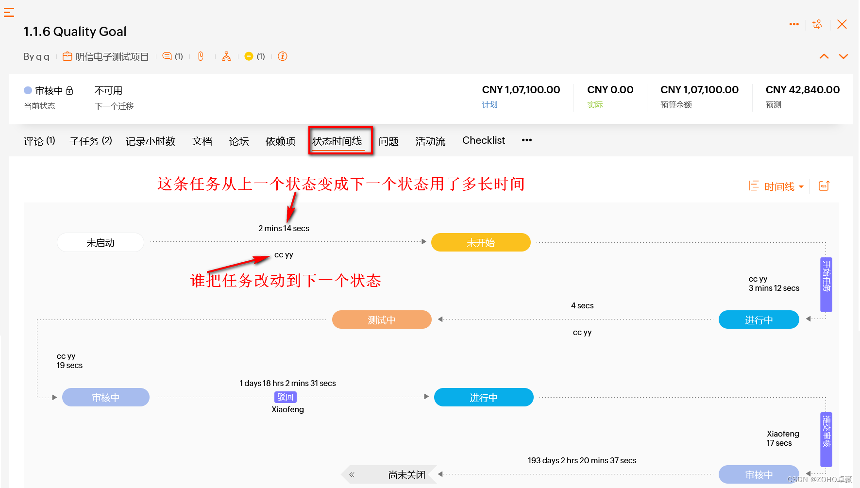 如何在项目管理中实现任务活动的留痕管理？