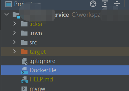 dockerfile存放地方