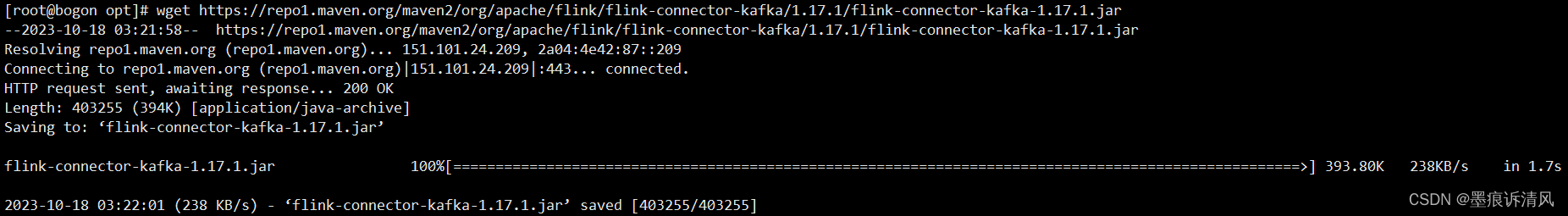 Python 编写 Flink 应用程序经验记录（Flink1.17.1）