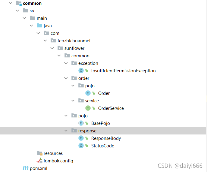 common module structure