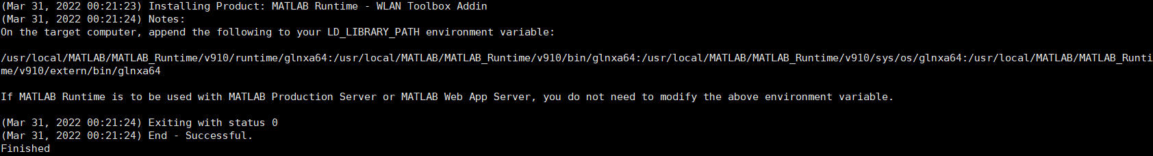 linux安装matlabRuntime