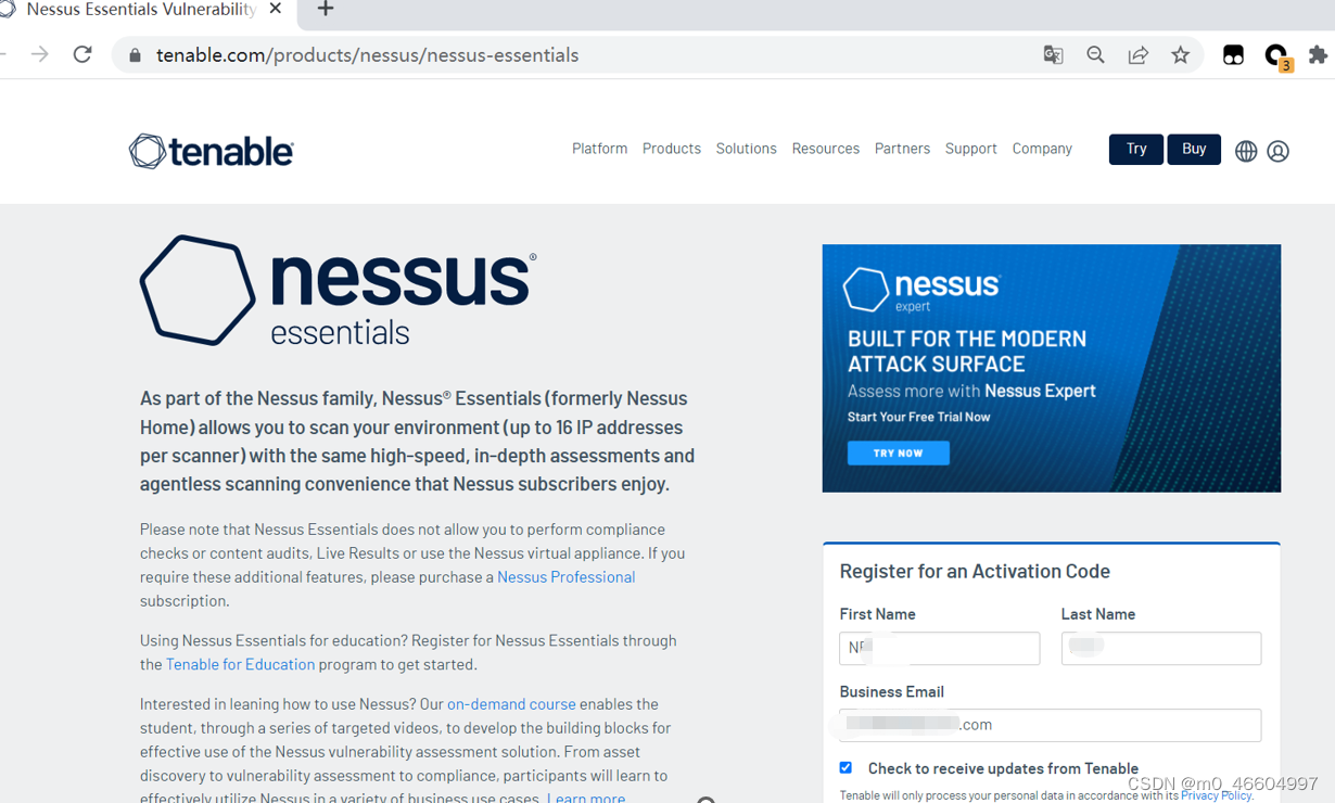 Nessus激活home版和插件包获取_nessus.licenseCSDN博客
